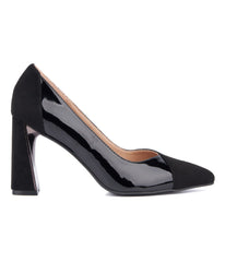 Torgeis Women's Dahlia Block Heels Black