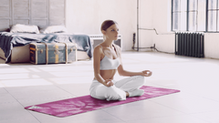 Yune Yoga Pink Tie Dye Mat Elan 5mm by Yune Yoga