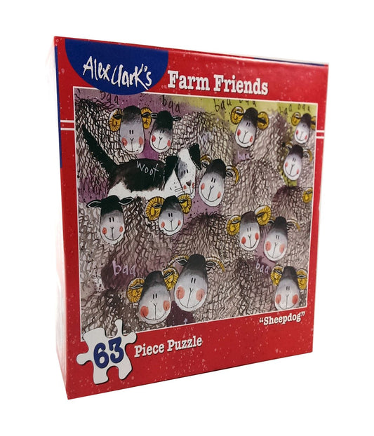 Alex Clark's Farm Friends - Sheepdog Puzzle: 63 Pcs Multi