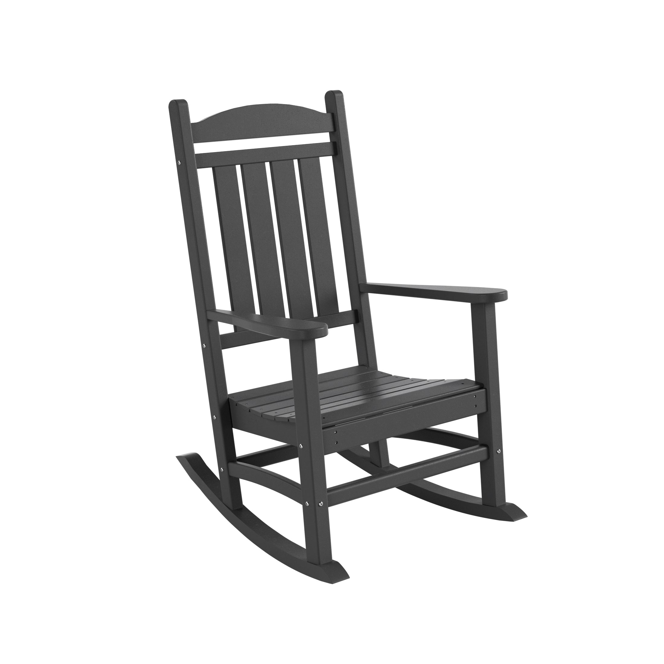  Westin Furniture Laguna Classic Porch Rocking Chair - Gray - Bonton