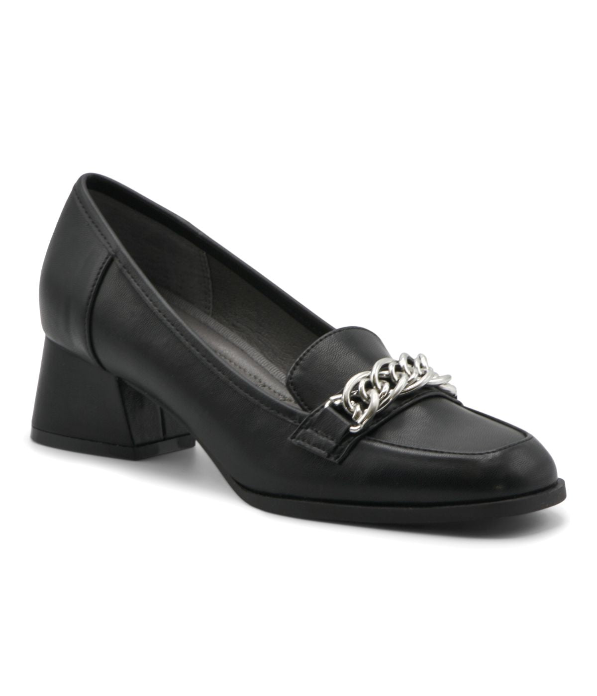  Breeze-1 Chain Loafer Black-Sm - Black-Sm - Bonton