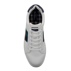 White / Navy / Green