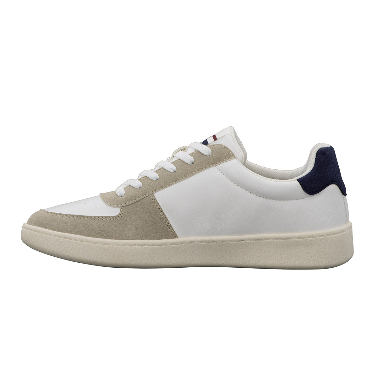  Ben Sherman Hyde Lace Up Sneaker - White / Navy / Red - Bonton