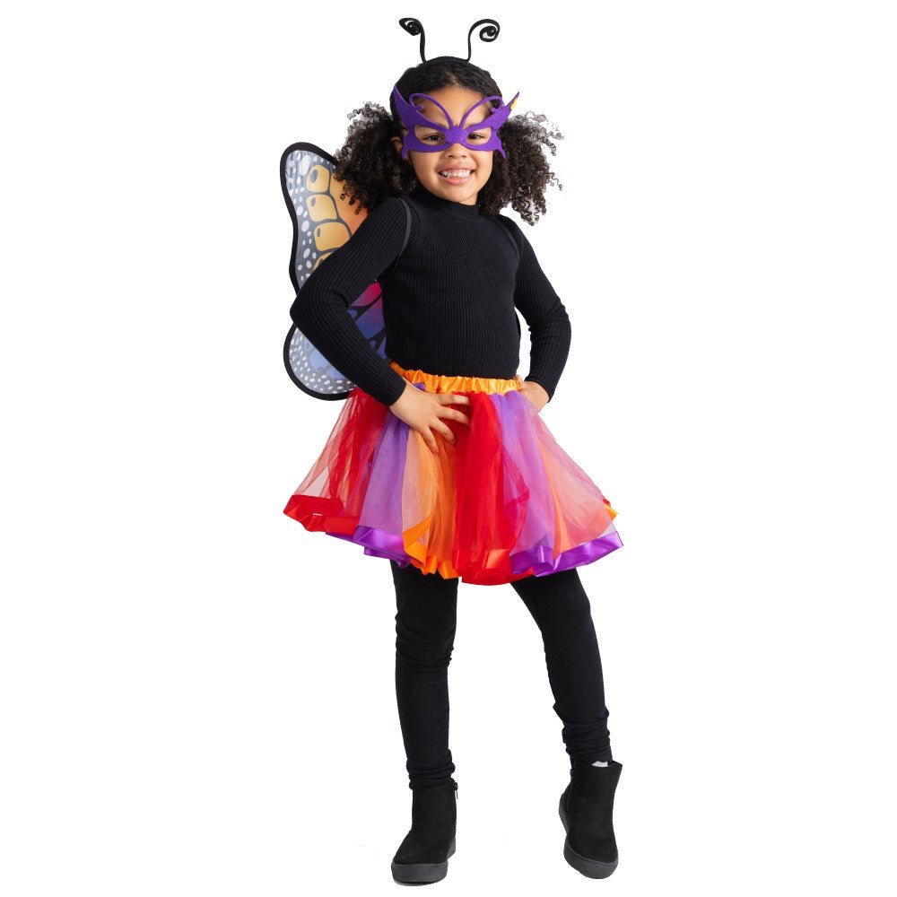  Dress Up America Butterfly Tutu Costume Set - Kids by Dress Up America - Small - Bonton