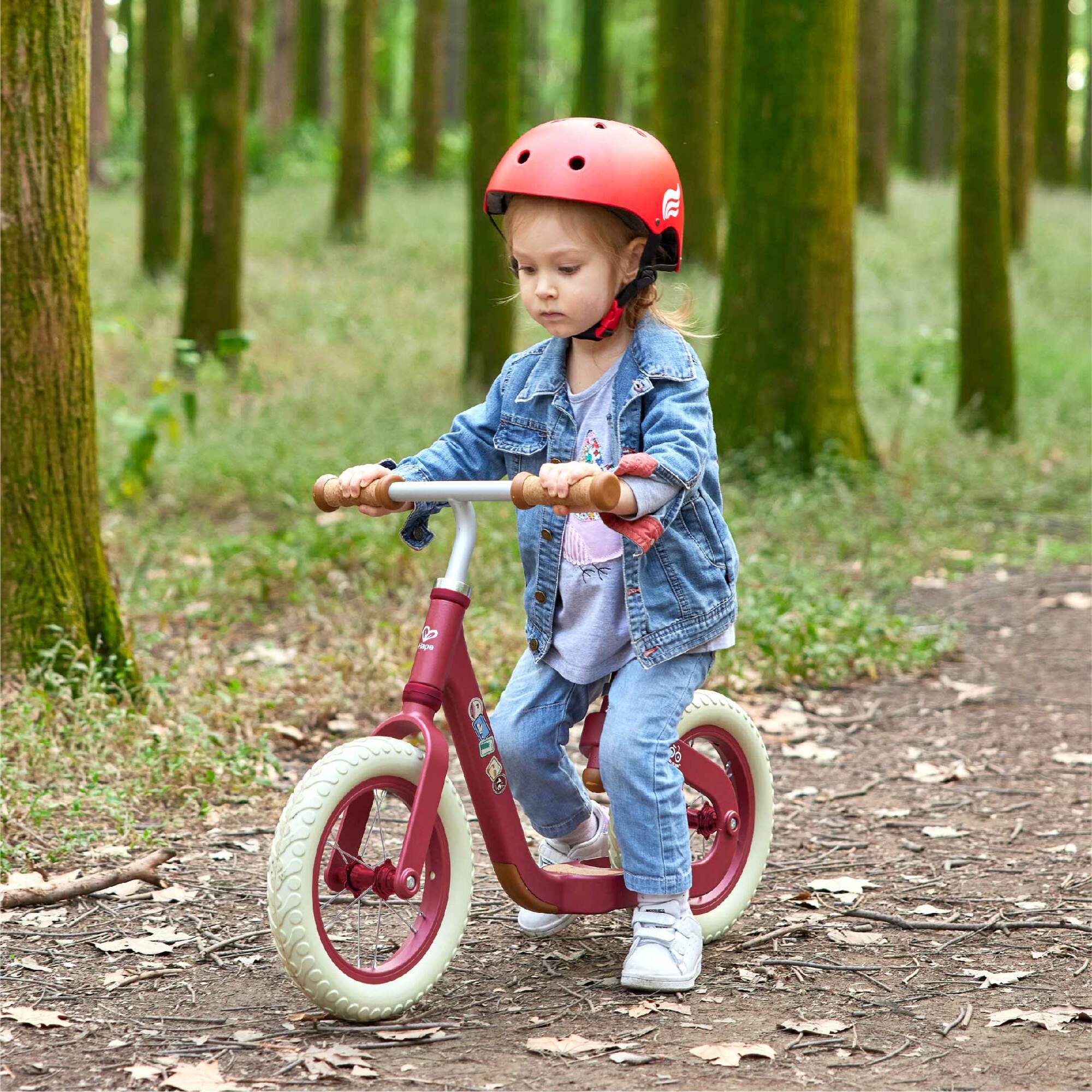 Hape Get Up & Go Learn to Ride Balance Bike in Red, Toddler & Kids