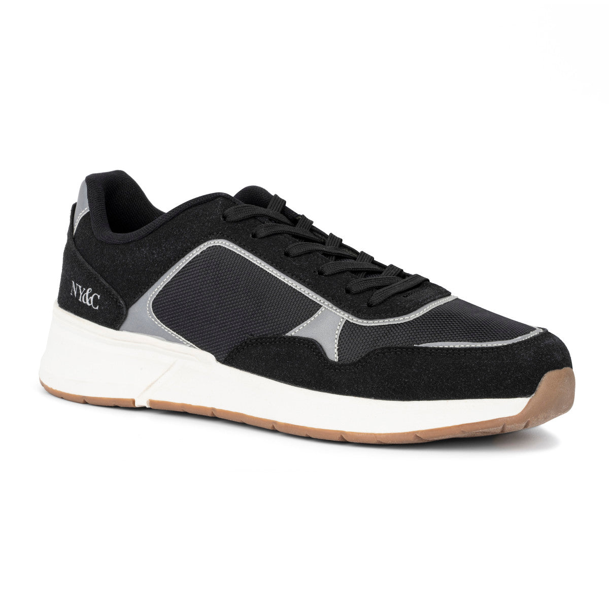  New York & Company Men's Harvey Low Top Sneaker - Black - Bonton