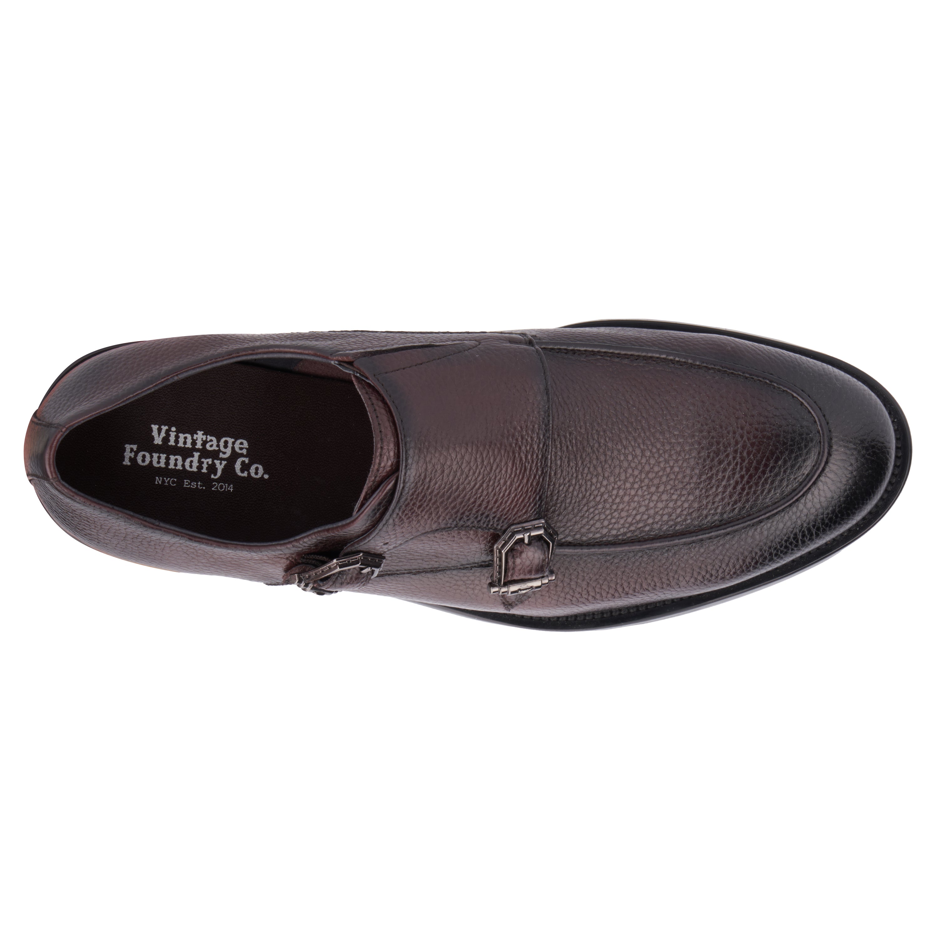  Vintage Foundry Co. Men's Lawrence Monk Strap Dress Shoe - Black - Bonton