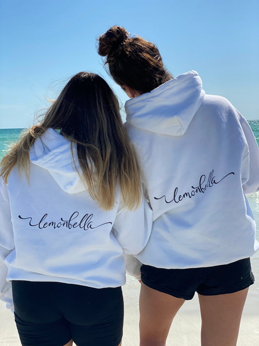 Lemonbella Signature Hoodie White