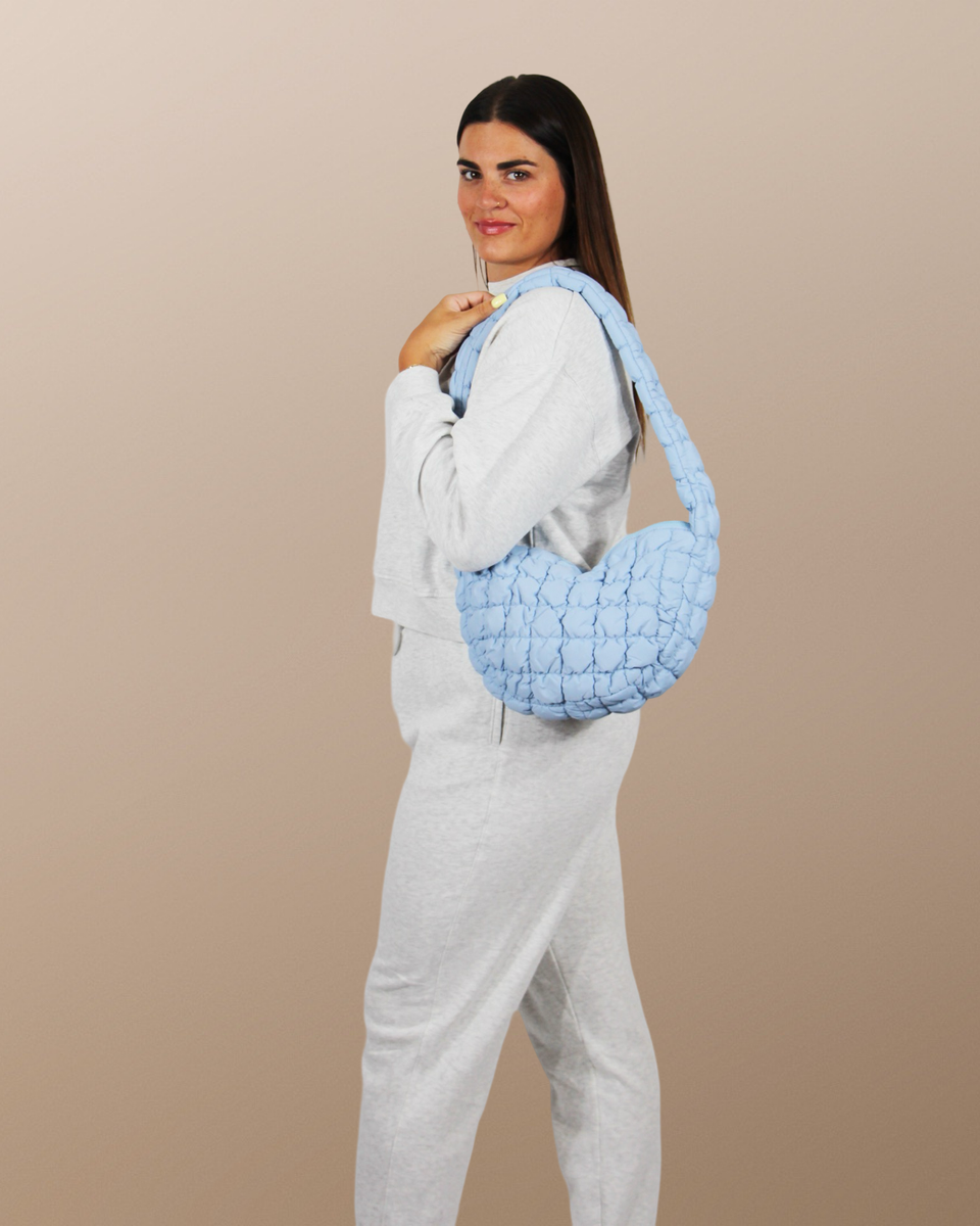  Lemonbella Pufux Satchel Skyblue - Default Title - Bonton