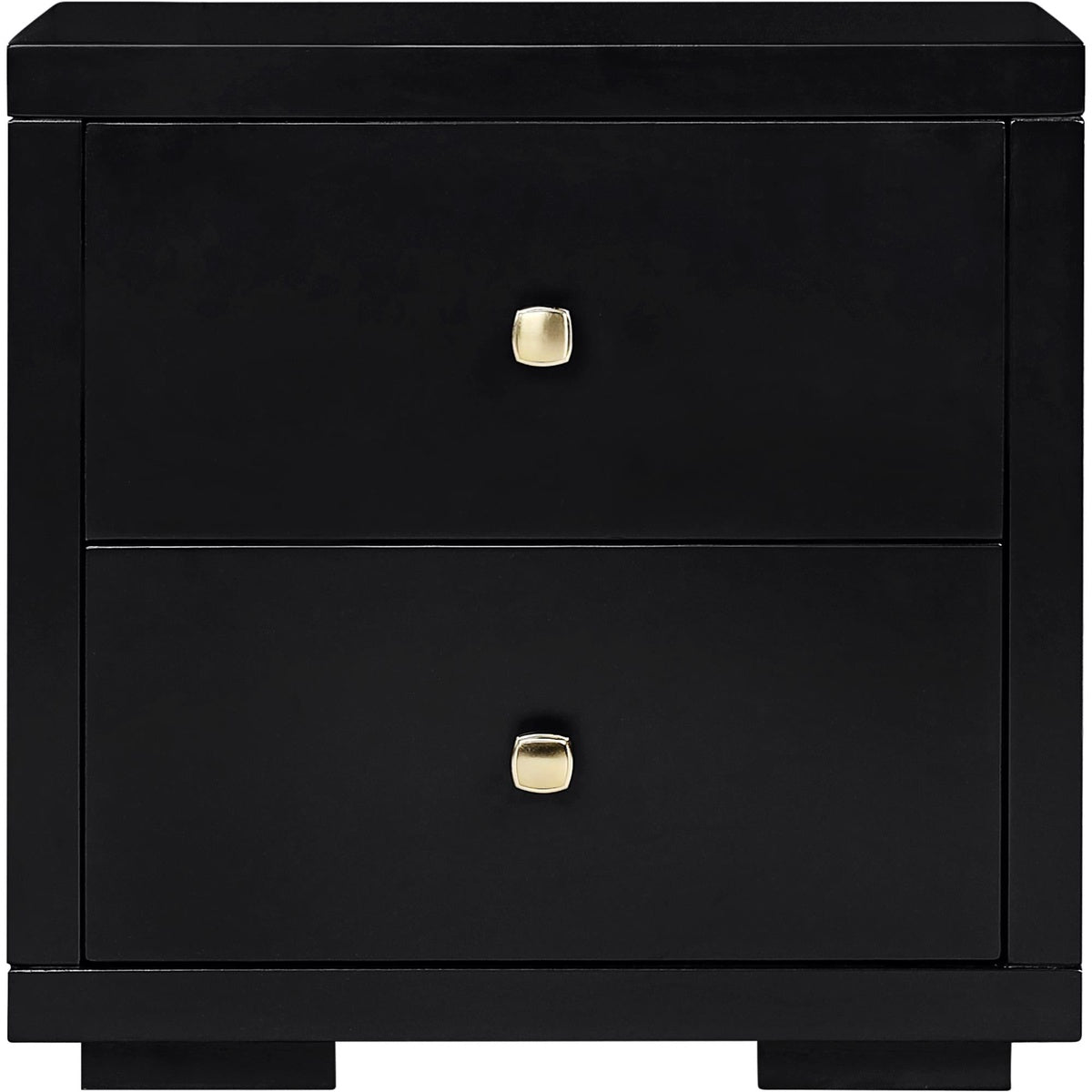  Wood Nightstand - Black - Bonton