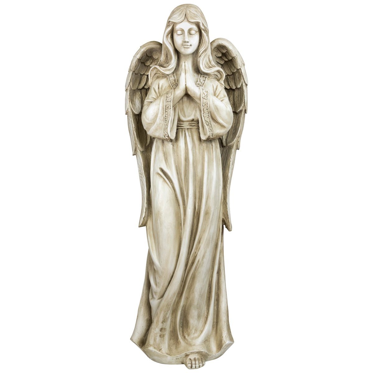 Northlight Standing Praying Angel Outdoor Garden Statue - 46