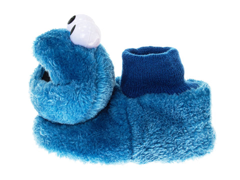 Sesame Street Happy Cookie Monster Dual Sizes Boys Slippers (Toddlers)