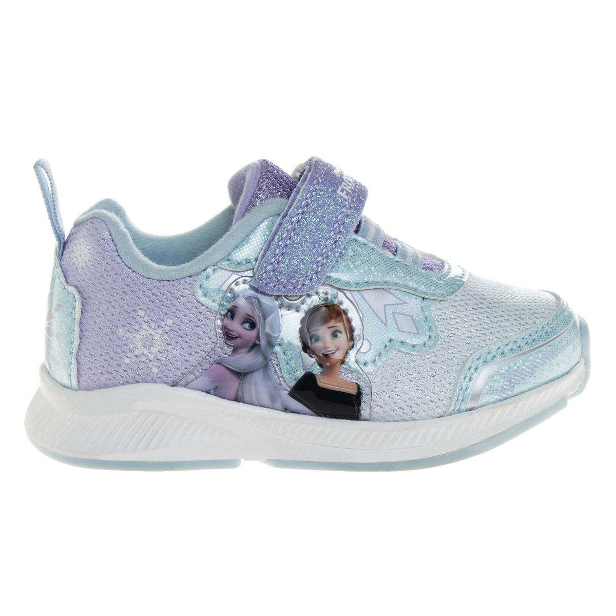  Josmo Disney Girls Frozen Light Up Laceless Running Shoes (Toddler/Little Girl) - 7 - Bonton
