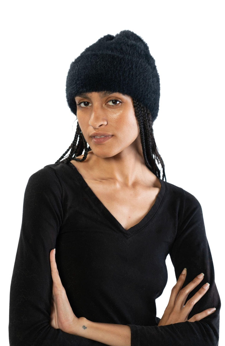  Marcus Adler Eyelash Beanie - Blue - Bonton