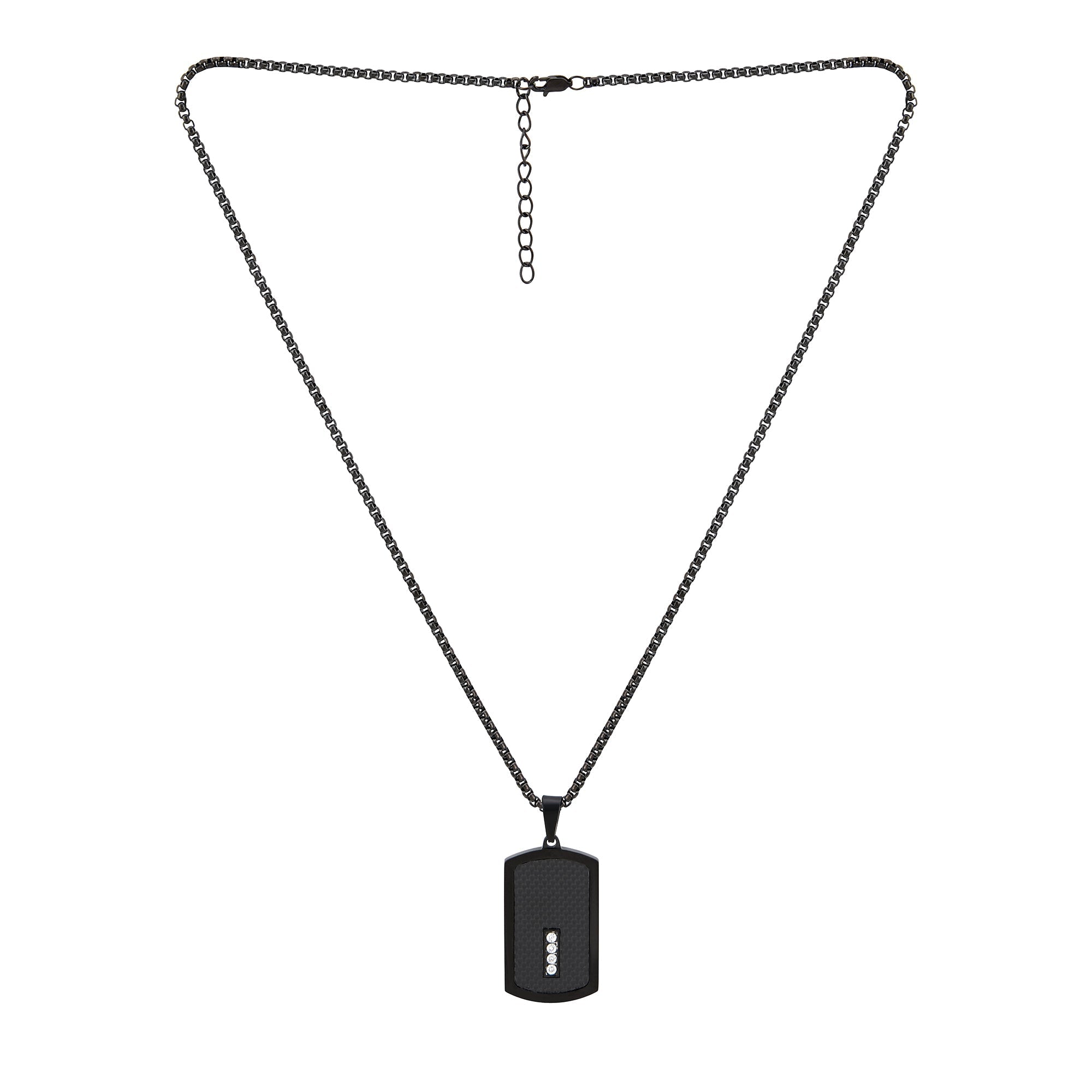  American Exchange American Exchange Dog Tag Necklace - Gold - Bonton