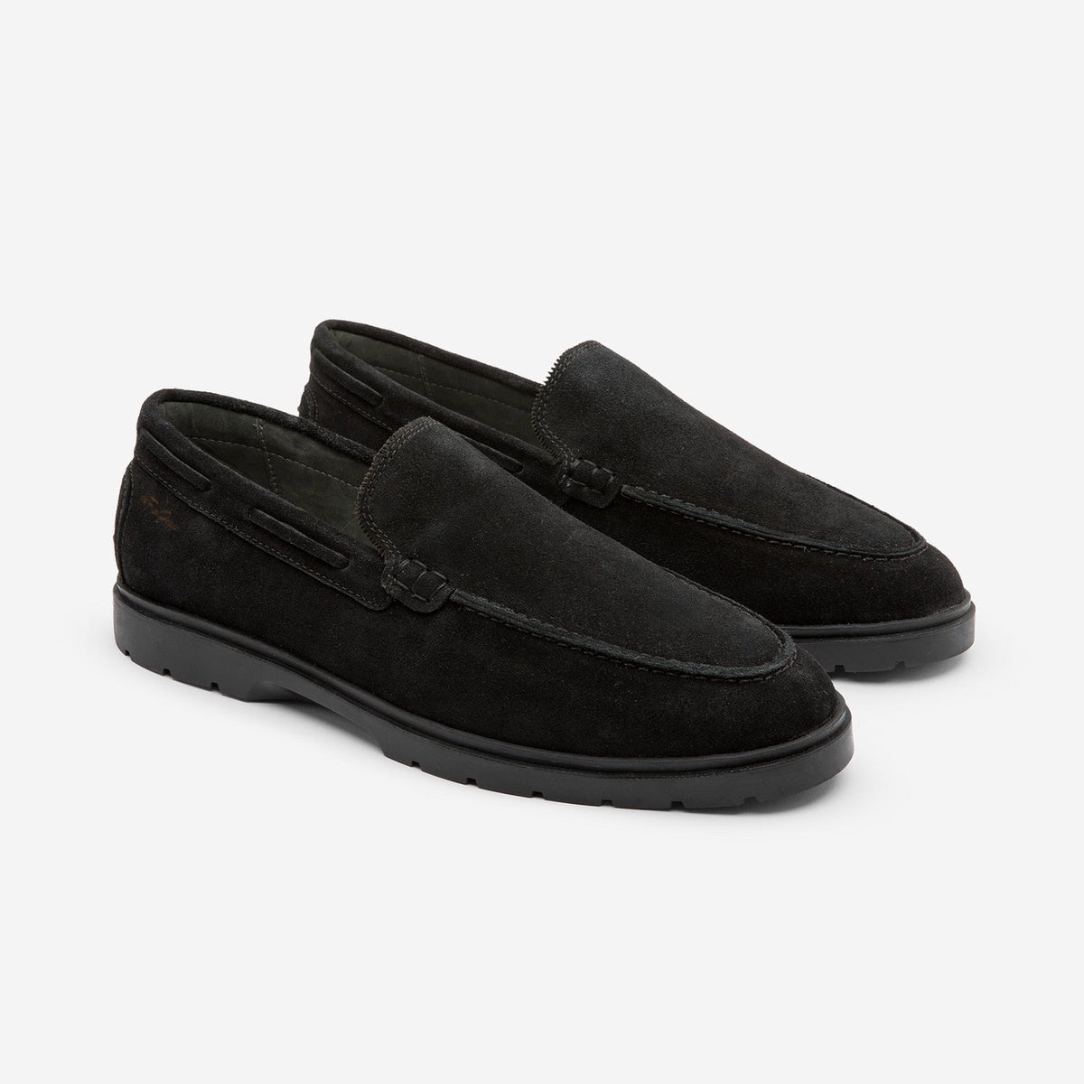  Gernie NYC 28's Venetian Leather Low Top Suede - Black Suede - Bonton