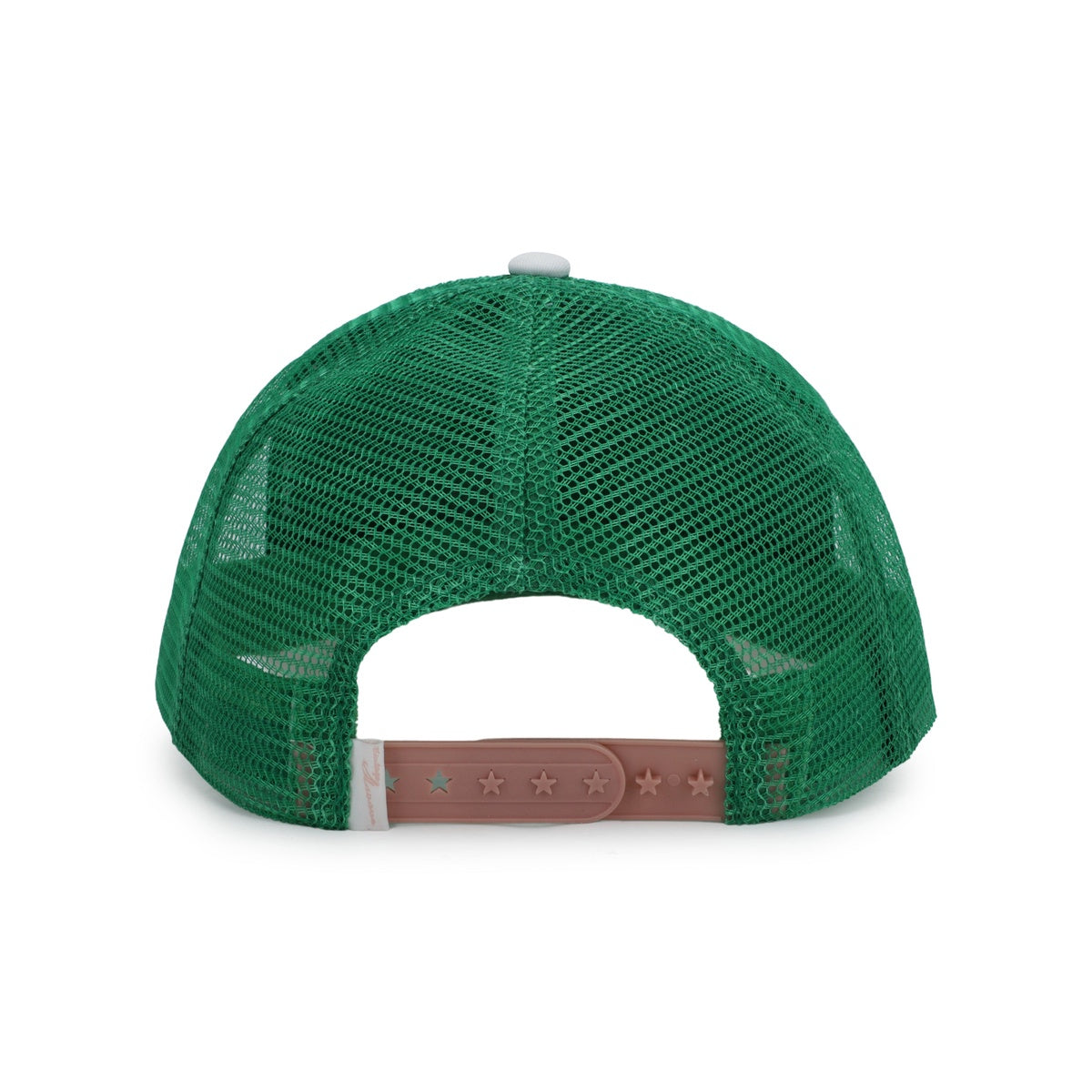  Vintage Havana Vintage Havana Trucker Hat for Women – Green Mesh & Off-White Canvas Adjustable Cap With Pink Star - Default Title - Bonton