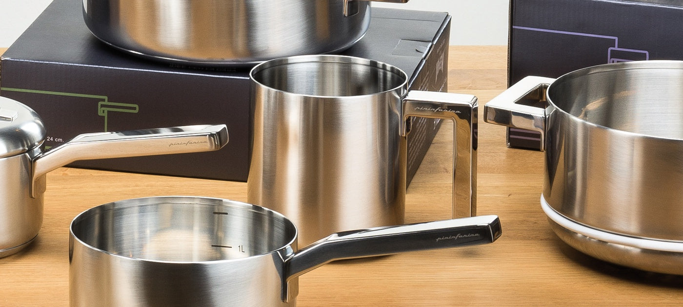  Mepra Stile by Pininarina Milk Boiler - Silver - Bonton