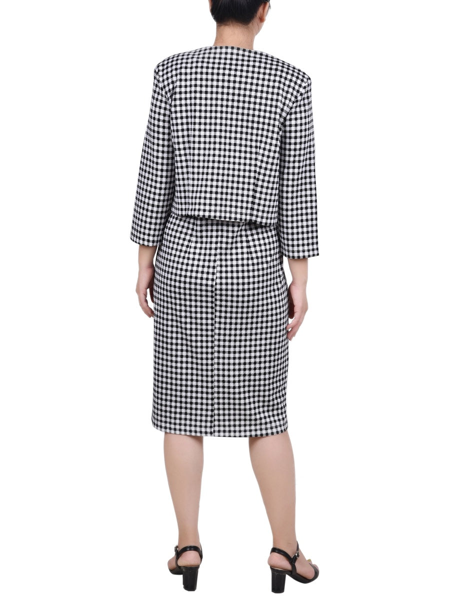  NY Collection 2 Piece Dress Set - Black - Bonton