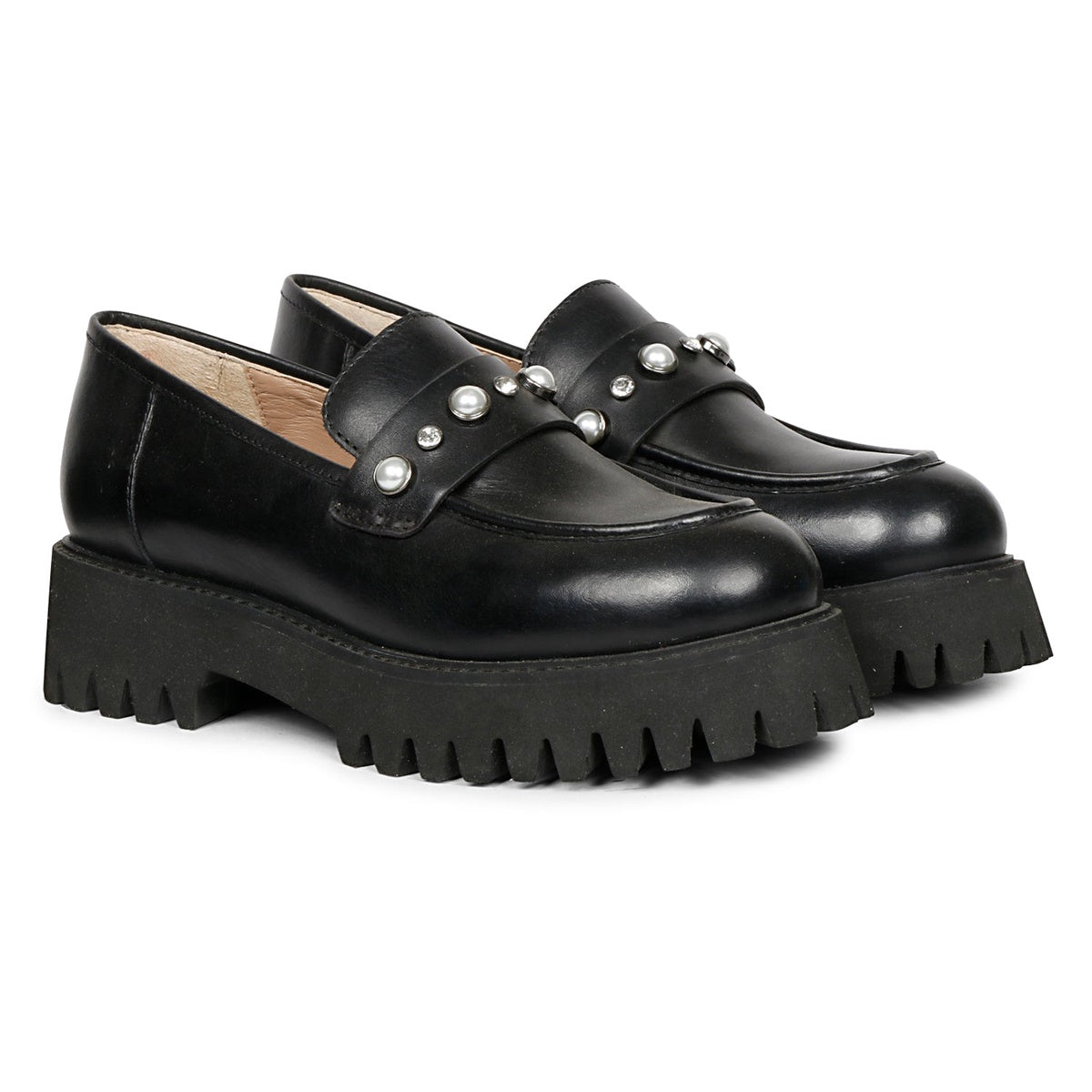  Saint G Fern Loafers - Black - Bonton