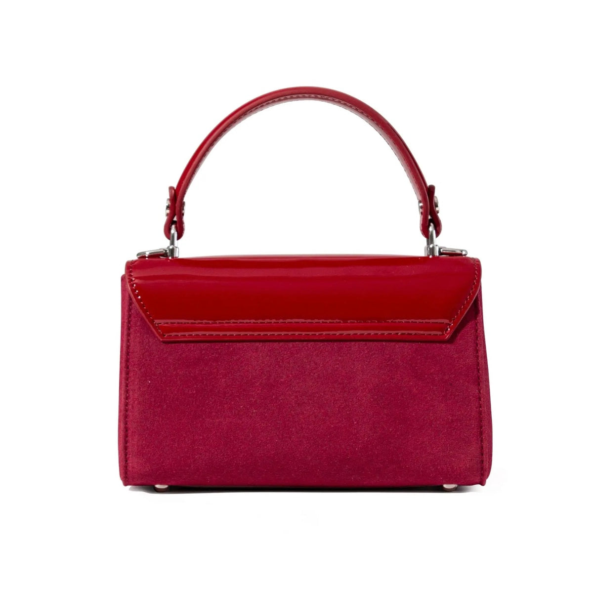  Jurgi Lili Bag - Red Patent & Suede - Red - Bonton