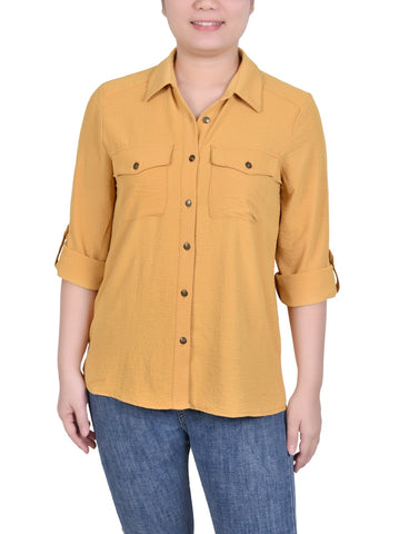 Roll Tab Blouse