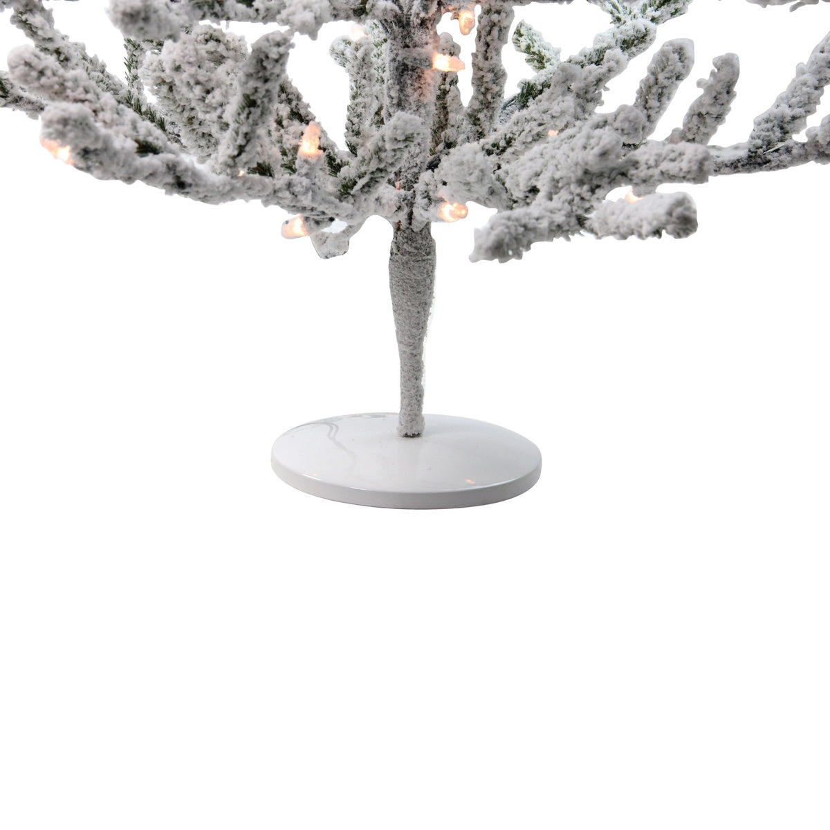  Northlight Pre-Lit Medium Flocked Alpine Twig Artificial Christmas Tree - 3' - Warm White Lights - Default Title - Bonton