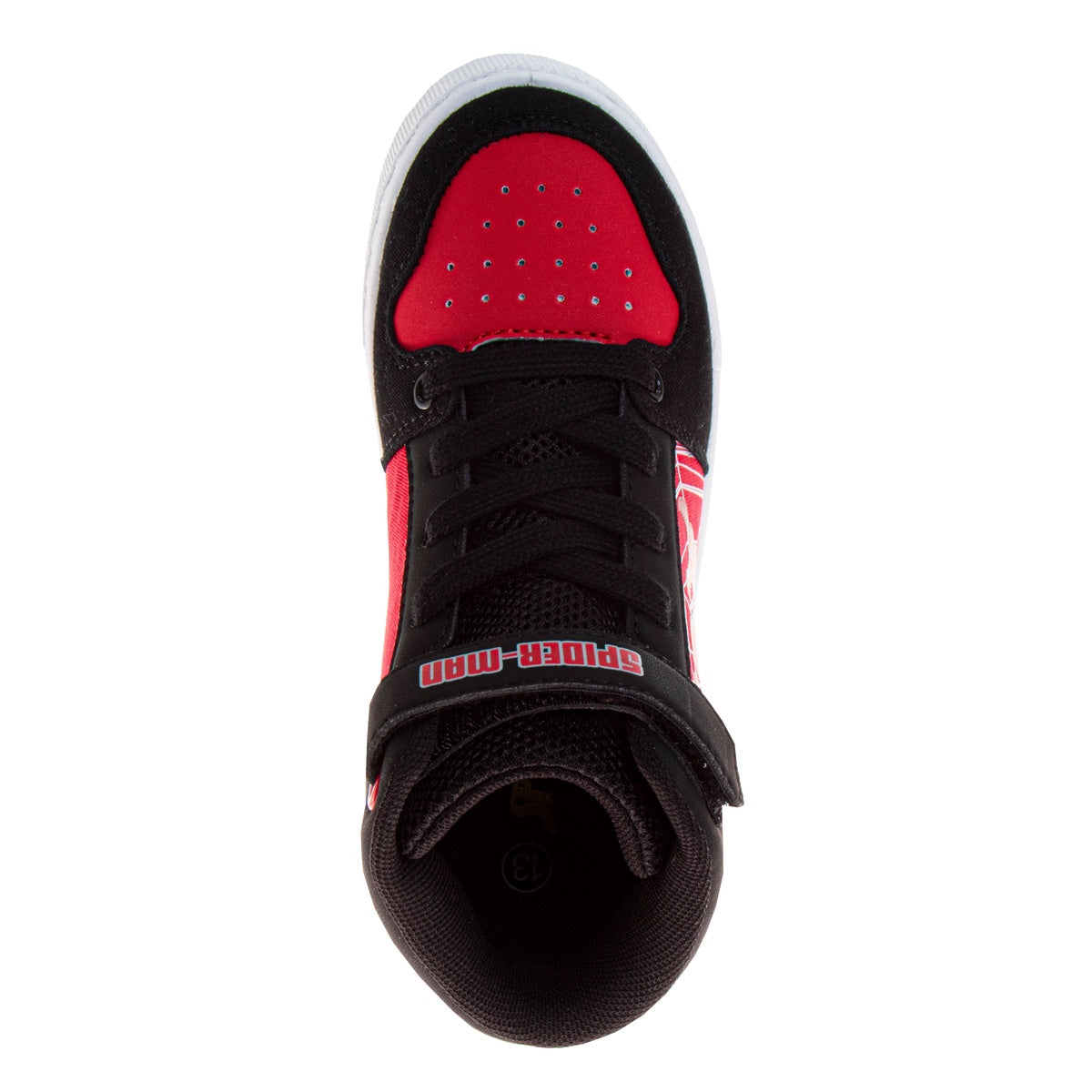  Josmo Marvel Spider-Man Boys Vintage High Top Sneakers - 12 - Bonton