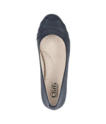 Clara Ballet Flats Navy/Burnished/Smooth