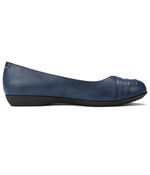 Clara Ballet Flats Navy/Burnished/Smooth
