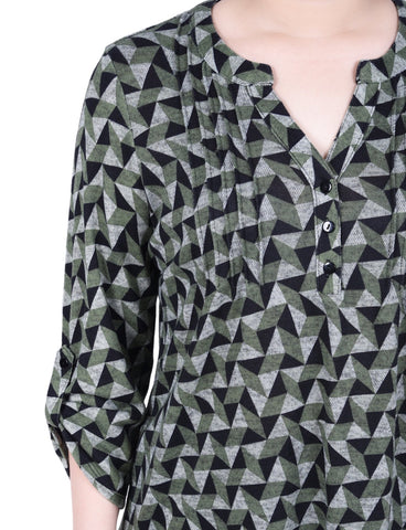 3/4 Roll Sleeve Top