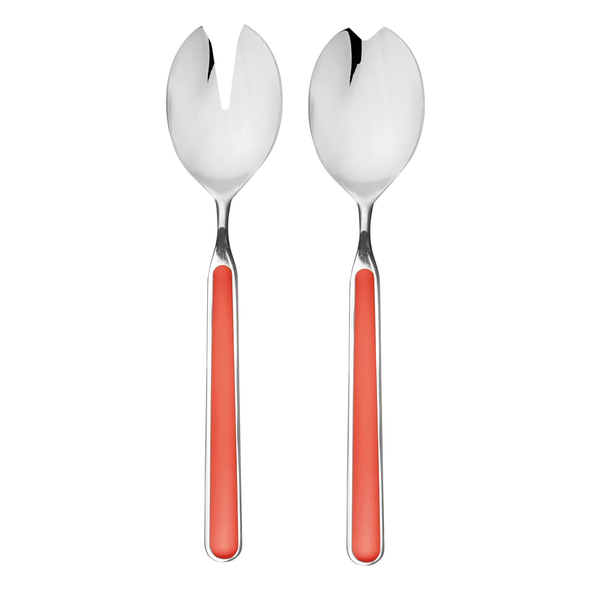  Mepra Fantasia Salad Serving Set - New Coral - Bonton