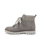 Connie Lace-up Boots Ice/Fabric
