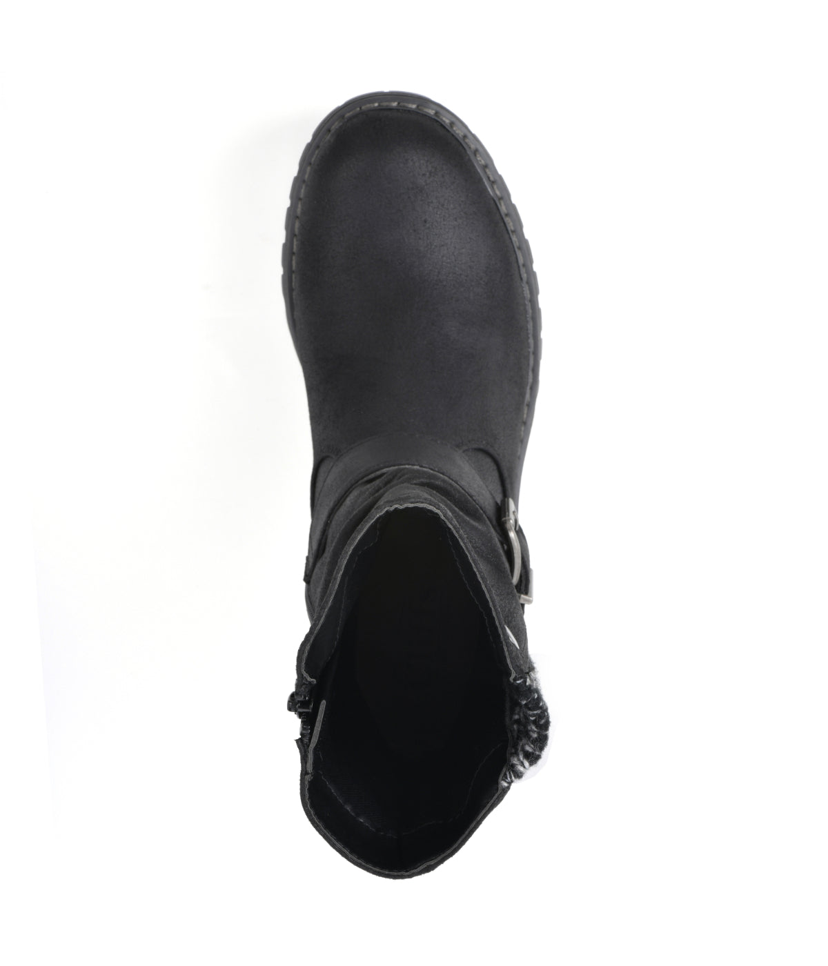 Mingle Mid Shaft Boots Black/Fabric