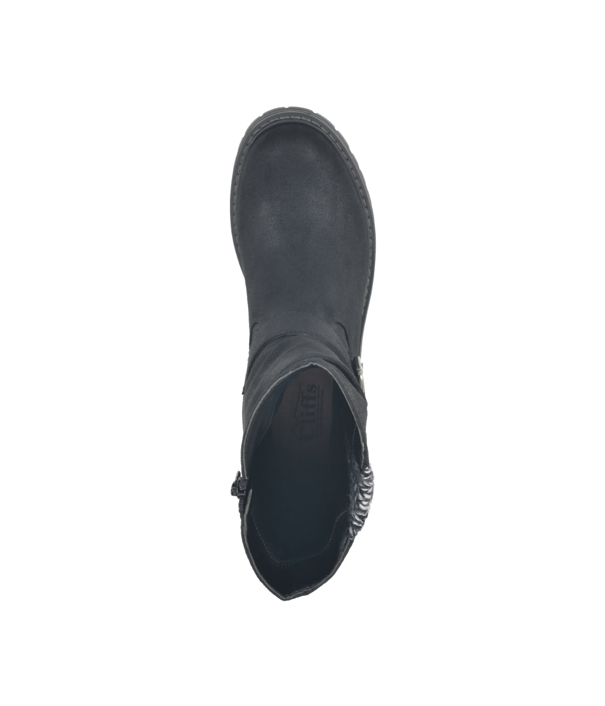 Mingle Mid Shaft Boots Black/Fabric