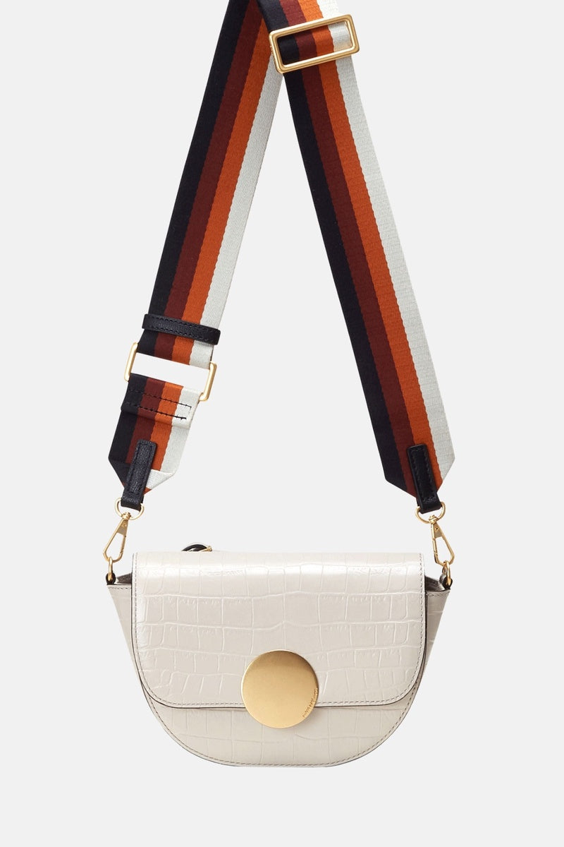  Oryany Oryany - Lottie Croco Crossbody Small Handbags - Cream / One Size - Default Title - Bonton