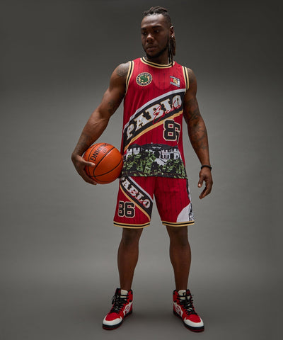 Pablo Basketball Shorts - Red