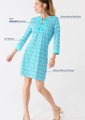 Rosemary Beach Embroidered Tunic Dress