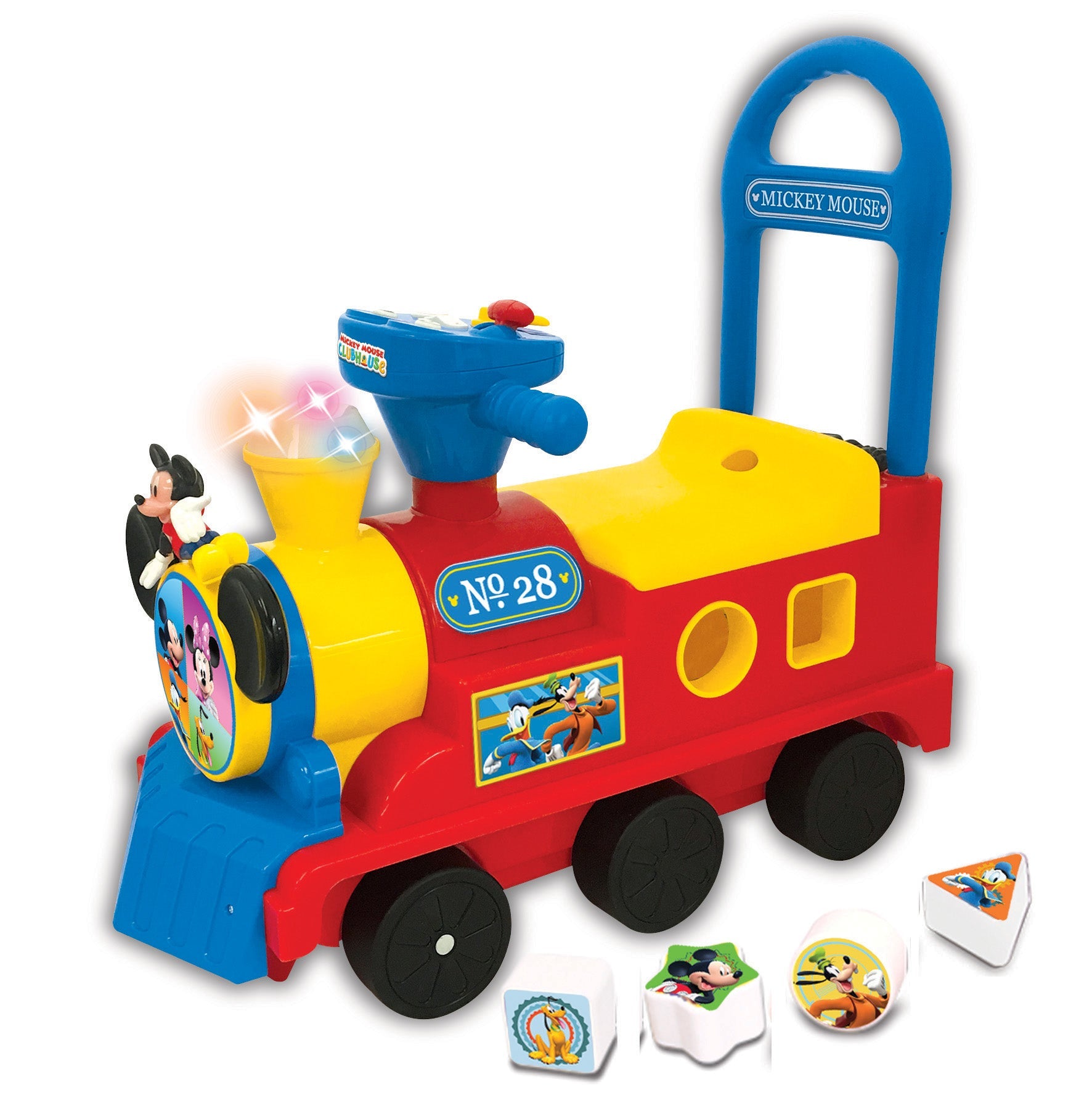  Kiddieland Kiddieland Disney Mickey Mouse Clubhouse Play n' Sort Activity Train Ride-On - Multi - Bonton