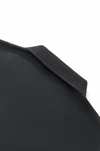 Stride Contrast Collar Polo BLACK