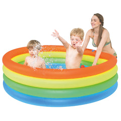 Inflatable Swimming Pool for Children - 59" - Multi-Color