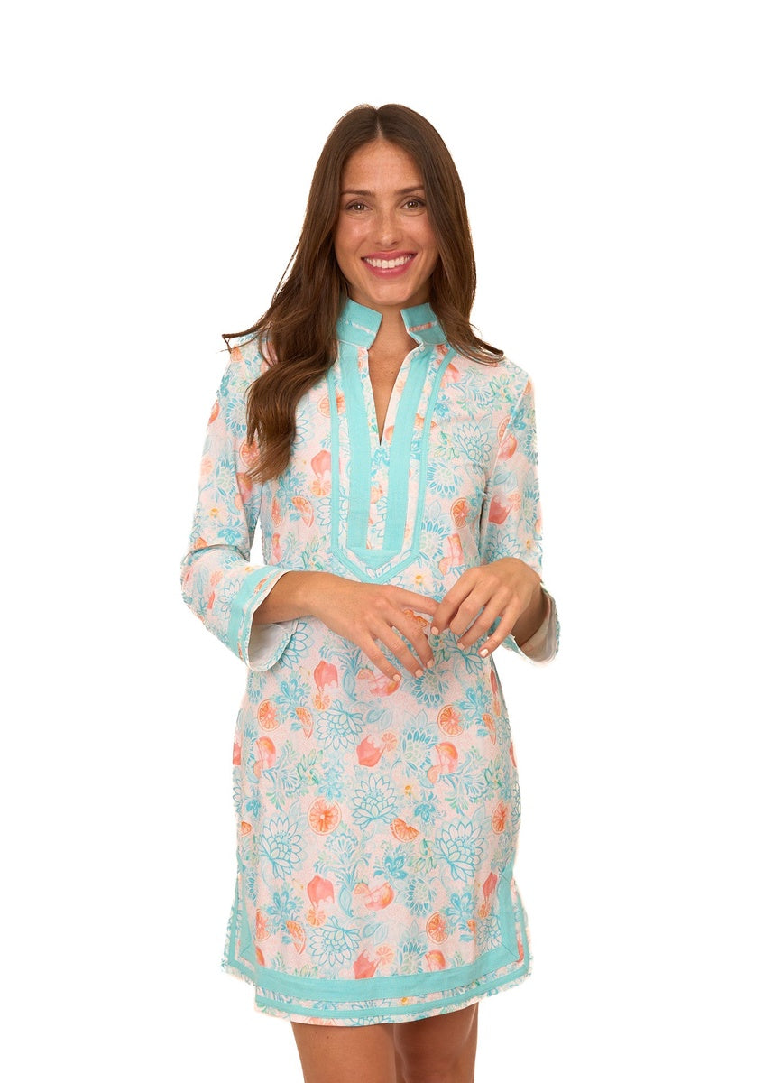  Cabana Life Spritz Tunic Dress - XS - Bonton