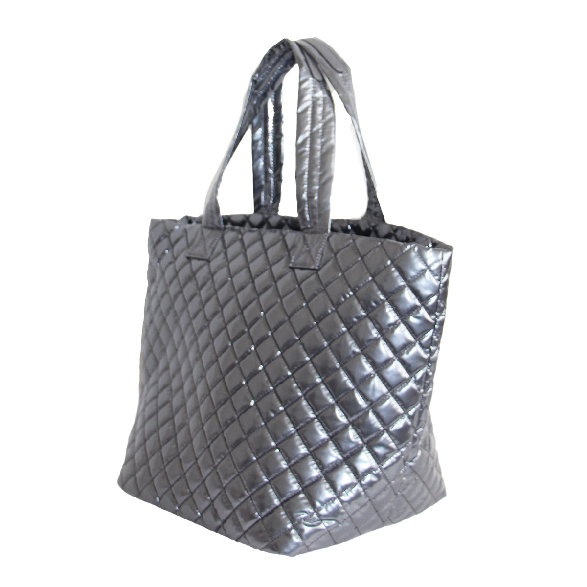  Lemonbella The Debra Diamond Tote Gunmetal - Default Title - Bonton