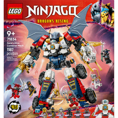 LEGO® NINJAGO® Zane’s Ultra Combiner Mech Toy 4-in-1 Building Set 71834