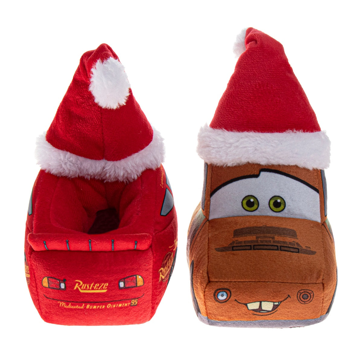  Josmo Disney Cars Boys' Dual Size Slippers (Sizes 5–1, Toddlers) - 5-6 - Bonton