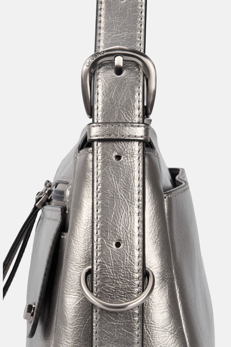  Oryany Oryany - Moto Shoulder Medium Should Bag Handbags - Pewter / One Size - Default Title - Bonton
