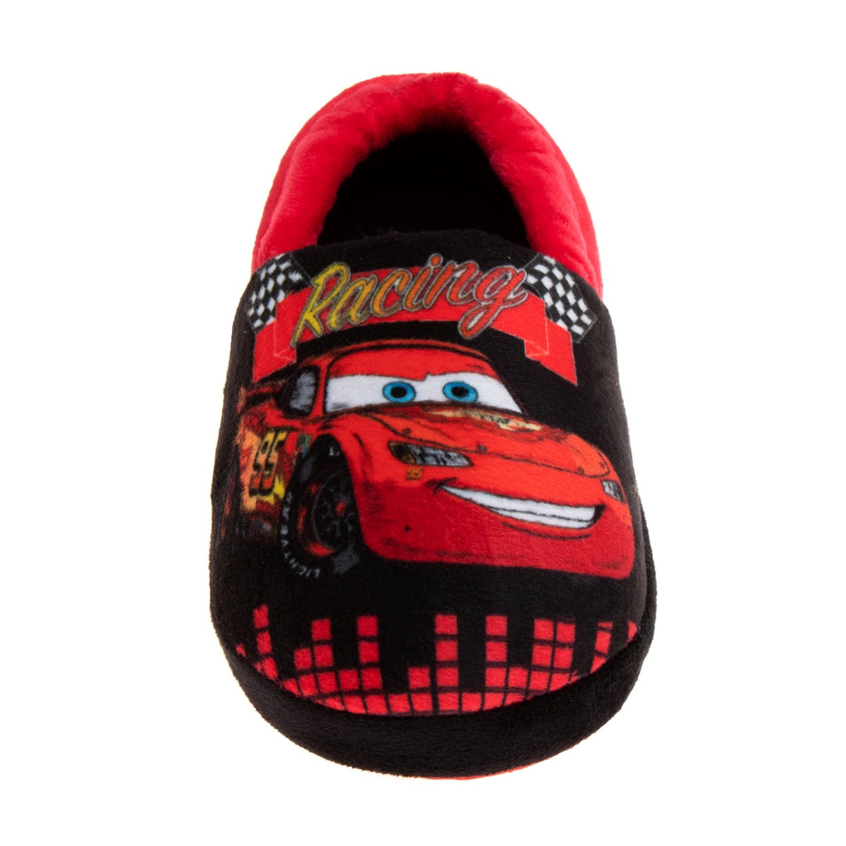  Josmo Disney Boys’ Cars Slippers – Lightning McQueen Fuzzy Slippers (Toddler) - 5-6 - Bonton