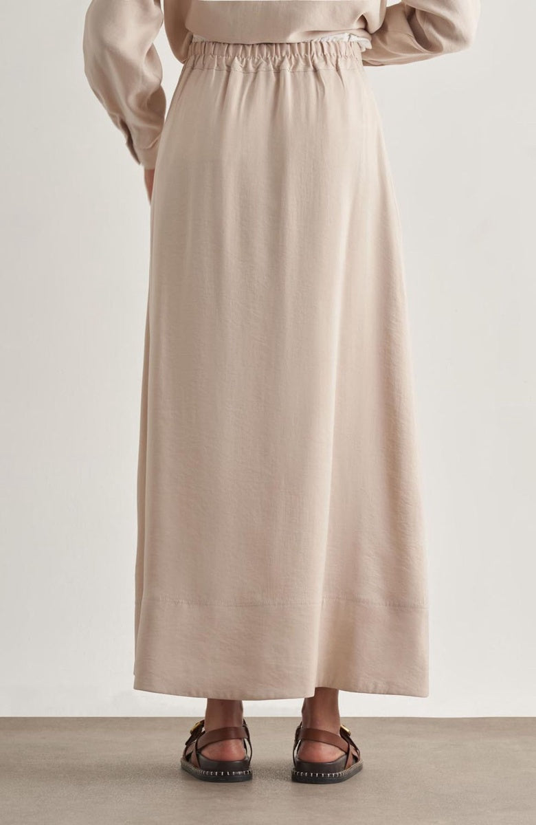  Mizalle Mizalle Maxi Skirt - Stone - Bonton