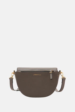 Oryany - Lottie Saddle Crossbody Small Handbags - Grey / One Size