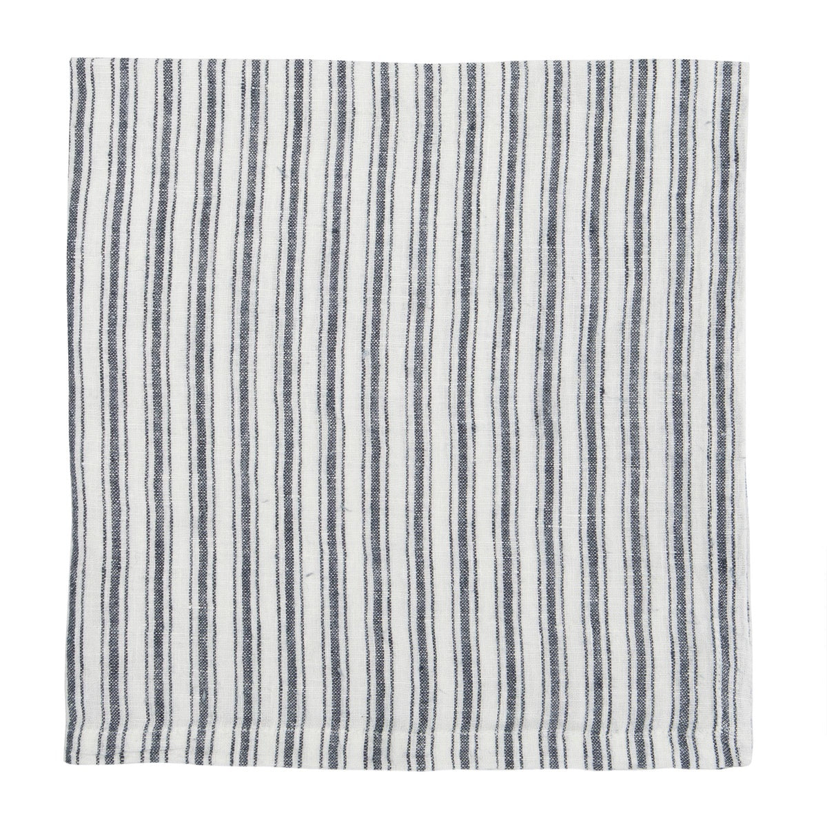  Caravan Boat Stripe Napkins, Set of 4 - Indigo & White - Bonton